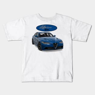 ALFA ROMEO Giulia Blue Kids T-Shirt